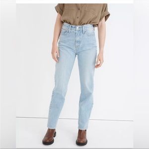 Madewell perfect vintage straight jean springwood wash size 27